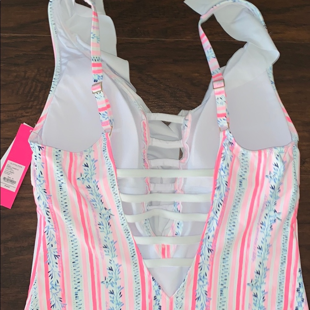 NWT Lilly Pulitzer Sea Stripe Carmen Swimsuit - Picture 5 of 5